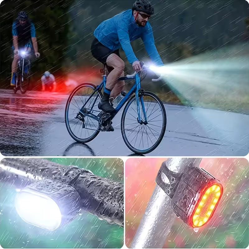 Led light set (Front and back) rechargable