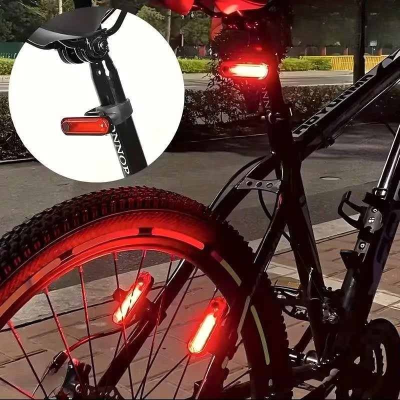 Feu rouge vélo rechargeable