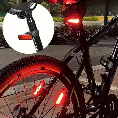 Feu rouge vélo rechargeable