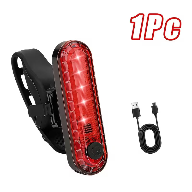 Feu rouge vélo rechargeable