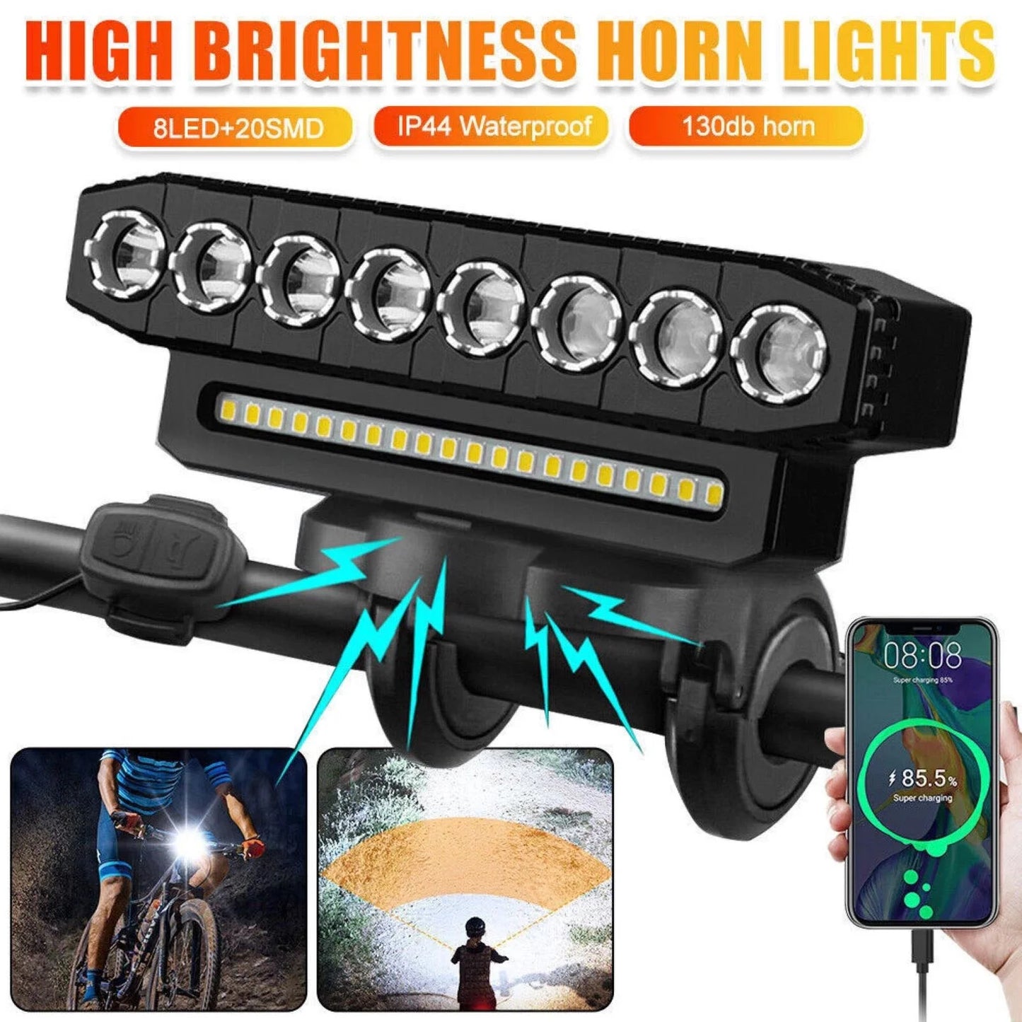 Bike Light Set – 8 LED