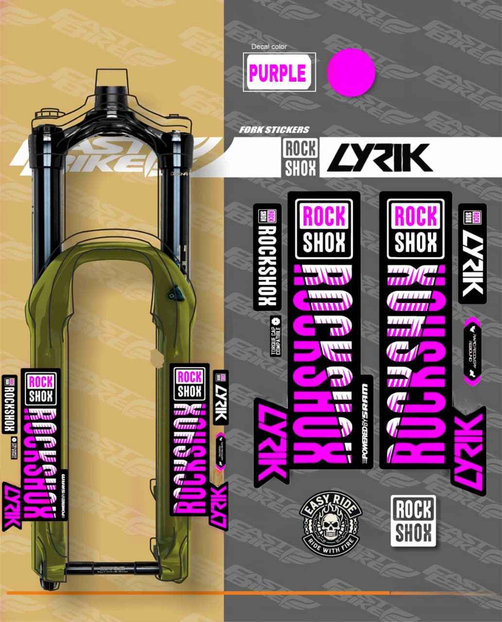 RockShox Fork Stickers