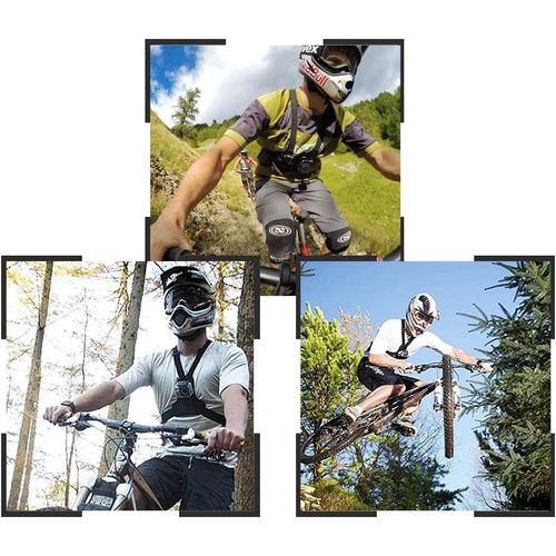 Support Téléphone + GoPro avec Ceinture de Poitrine