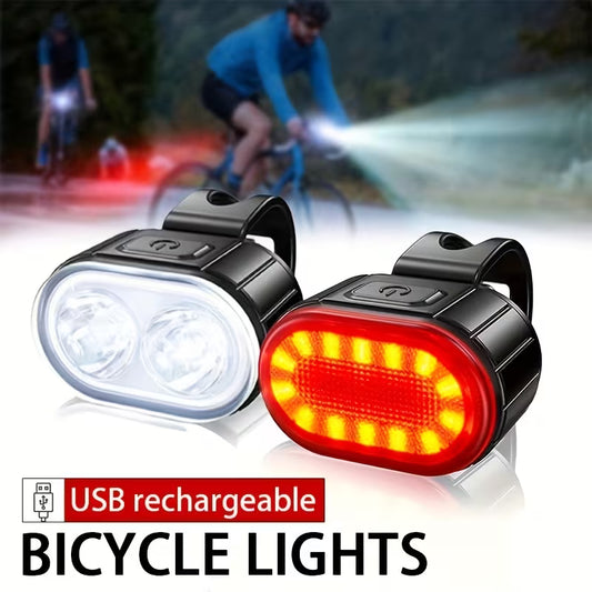 Led light set (Front and back) rechargable