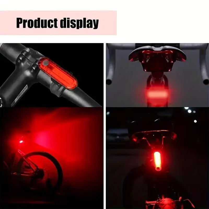 Feu rouge vélo rechargeable
